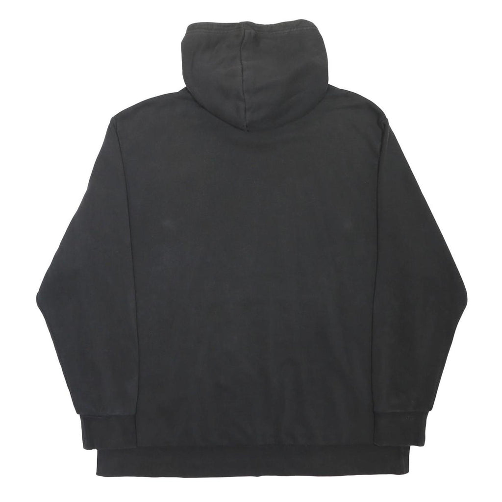 ADIDAS Mens Black Hoodie 3XL Cotton Blend Pullover Large Logo Sportswear