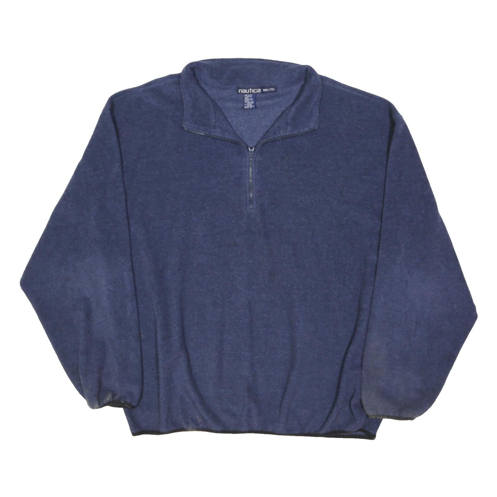 NAUTICA Mens Blue Jacket 2XL Polyester Blend Plain Zip Casual Lightweight