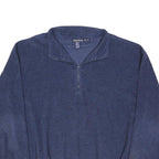 NAUTICA Mens Blue Jacket 2XL Polyester Blend Plain Zip Casual Lightweight