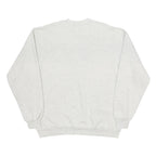 MARATHON Mens Grey Ducks Unlimited Crew Neck L Cotton Blend Logo Sweatshirt