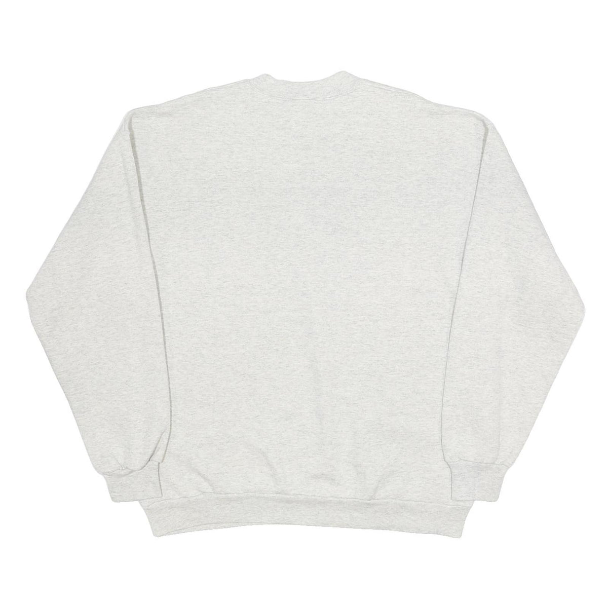 MARATHON Mens Grey Ducks Unlimited Crew Neck L Cotton Blend Logo Sweatshirt