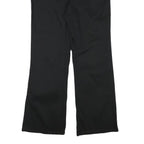 DICKIES Womens Black Regular Fit Straight Leg Trousers W36 L31 Zip Cotton Blend