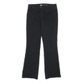 DICKIES Womens Cotton Blend Black Slim Trousers W30 L30 Casual Zip Closure