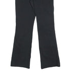 DICKIES Womens Cotton Blend Black Slim Trousers W30 L30 Casual Zip Closure