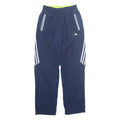ADIDAS Mens Track Pants Blue Straight S W23 L31
