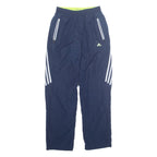 ADIDAS Mens Track Pants Blue Straight S W23 L31