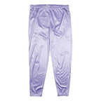 Womens Purple Joggers Slim Fit Tapered Leg M W34 L32 Drawstring Waist Pockets