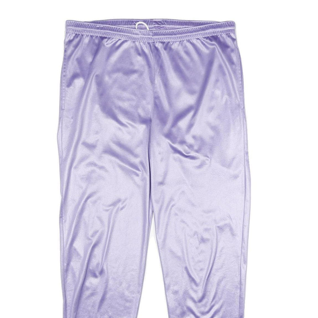 Womens Purple Joggers Slim Fit Tapered Leg M W34 L32 Drawstring Waist Pockets