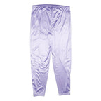 Womens Purple Joggers Slim Fit Tapered Leg M W34 L32 Drawstring Waist Pockets