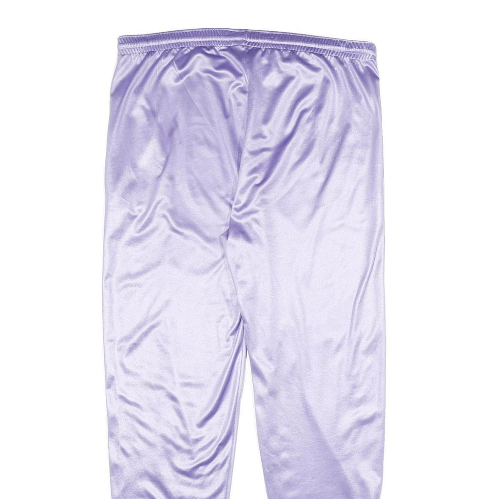 Womens Purple Joggers Slim Fit Tapered Leg M W34 L32 Drawstring Waist Pockets