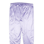 Womens Purple Joggers Slim Fit Tapered Leg M W34 L32 Drawstring Waist Pockets