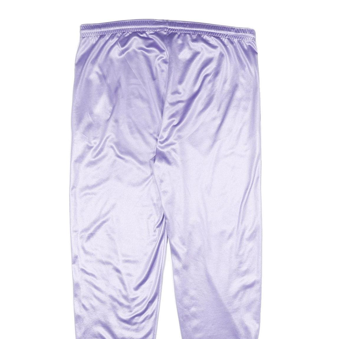 Womens Purple Joggers Slim Fit Tapered Leg M W34 L32 Drawstring Waist Pockets