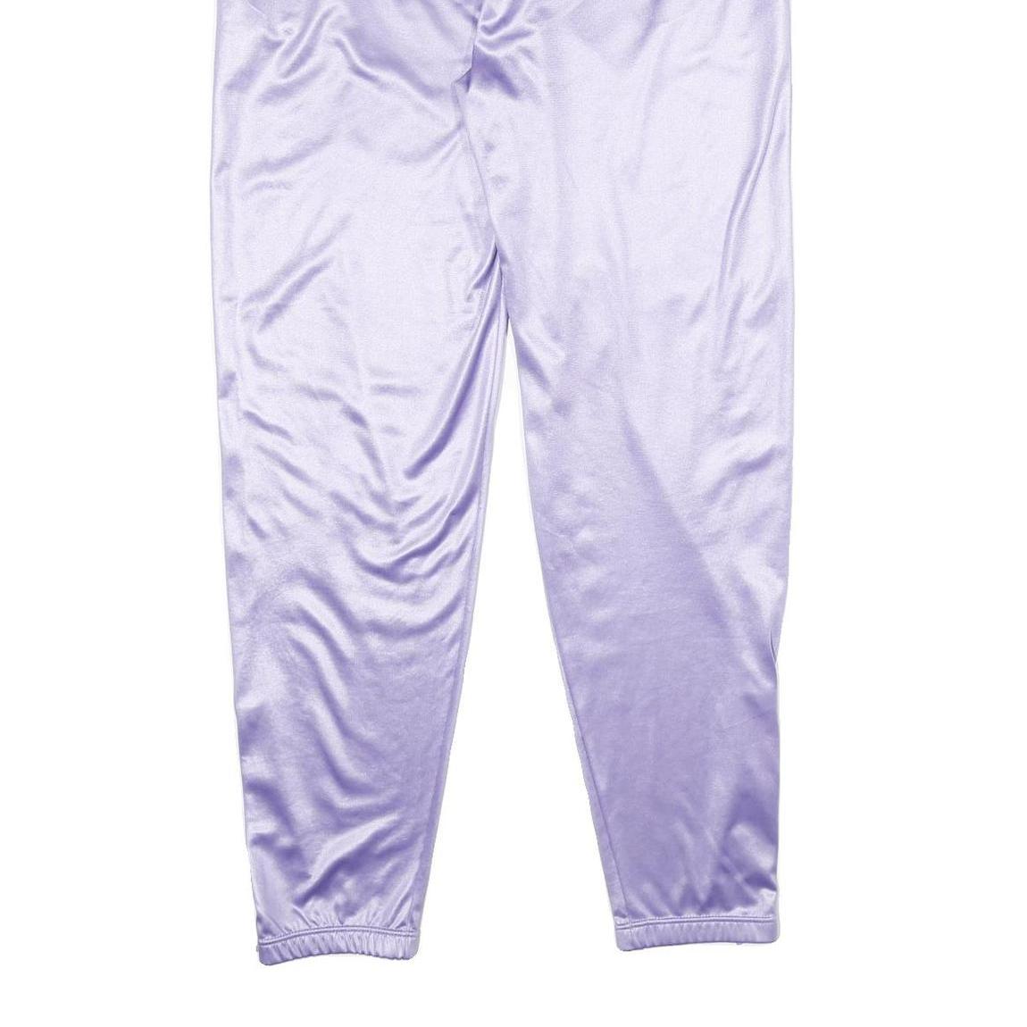 Womens Purple Joggers Slim Fit Tapered Leg M W34 L32 Drawstring Waist Pockets