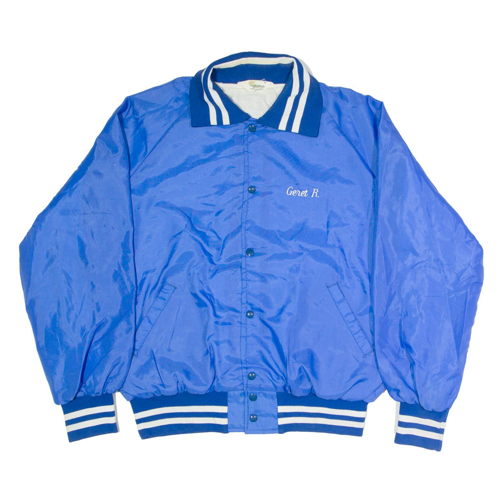 GEM SPORTSWEAR Mens Varsity Jacket Blue USA XL