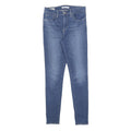LEVI'S 720 Big E Womens Jeans Blue Slim Skinny Denim Rinse W28 L30 Stretch