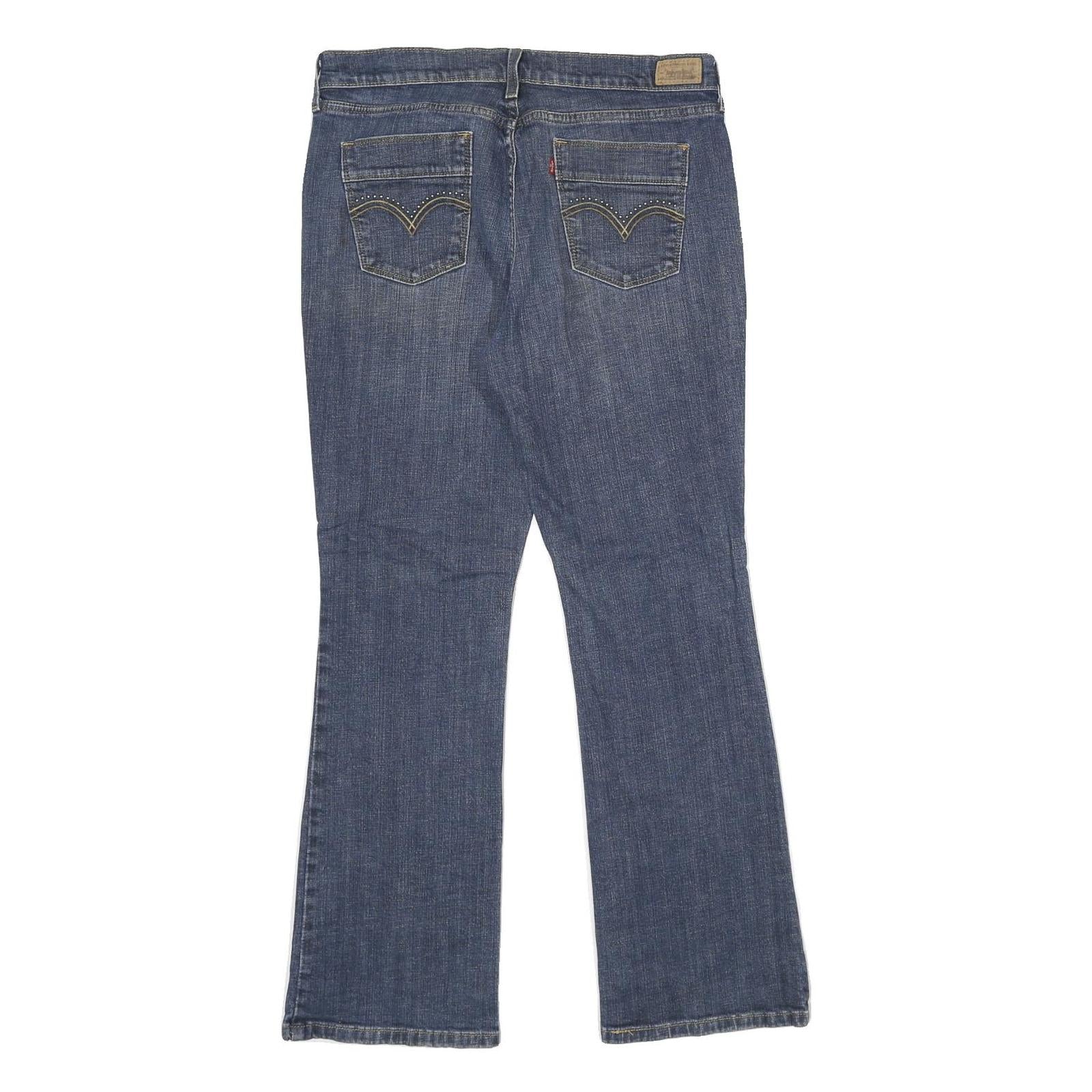 LEVI'S 515 Bootcut Womens Jeans Blue Regular Bootcut Denim Medium W32 L32