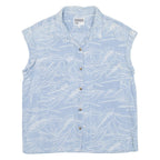VANS Womens Shirt Blue Floral L