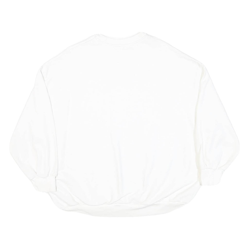 LEVI'S Mens White L Northern Lights Viewing Graphic Crew Neck Sweatshirt Cotton
