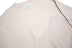 CHAMPION REVERSE WEAVE Mens Cream Sweatshirt M Cotton Blend Classic Logo Crew