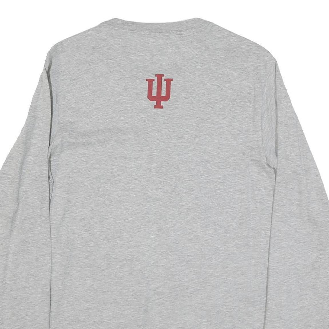 ADIDAS Mens Grey TaxSlayer Gator Bowl Graphic Long Sleeve Crew Neck T-Shirt M