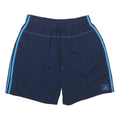ADIDAS Mens Navy Blue Casual Nylon Shorts L W30 Lightweight Sportswear