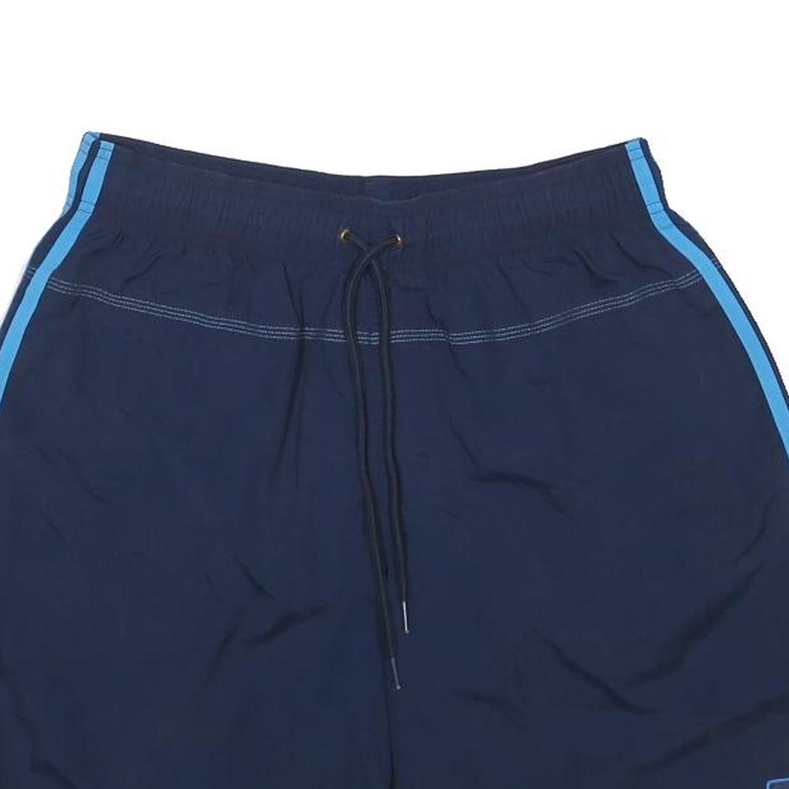 ADIDAS Mens Navy Blue Casual Nylon Shorts L W30 Lightweight Sportswear