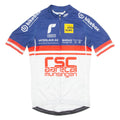 TZAMO Cycling Mens Jersey White 1/4 Zip S