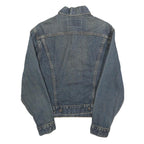 LEVI'S Womens Blue Denim Button Jacket S Cotton Classic Fit Long Sleeve