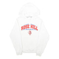 RUSSELL ATHLETIC Mens White Rose Hill Royals Pullover Hoodie S Printed Cotton