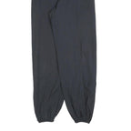 Girls Lined Relaxed Fit Navy Blue Polyester Blend Zip Trousers W24 L30