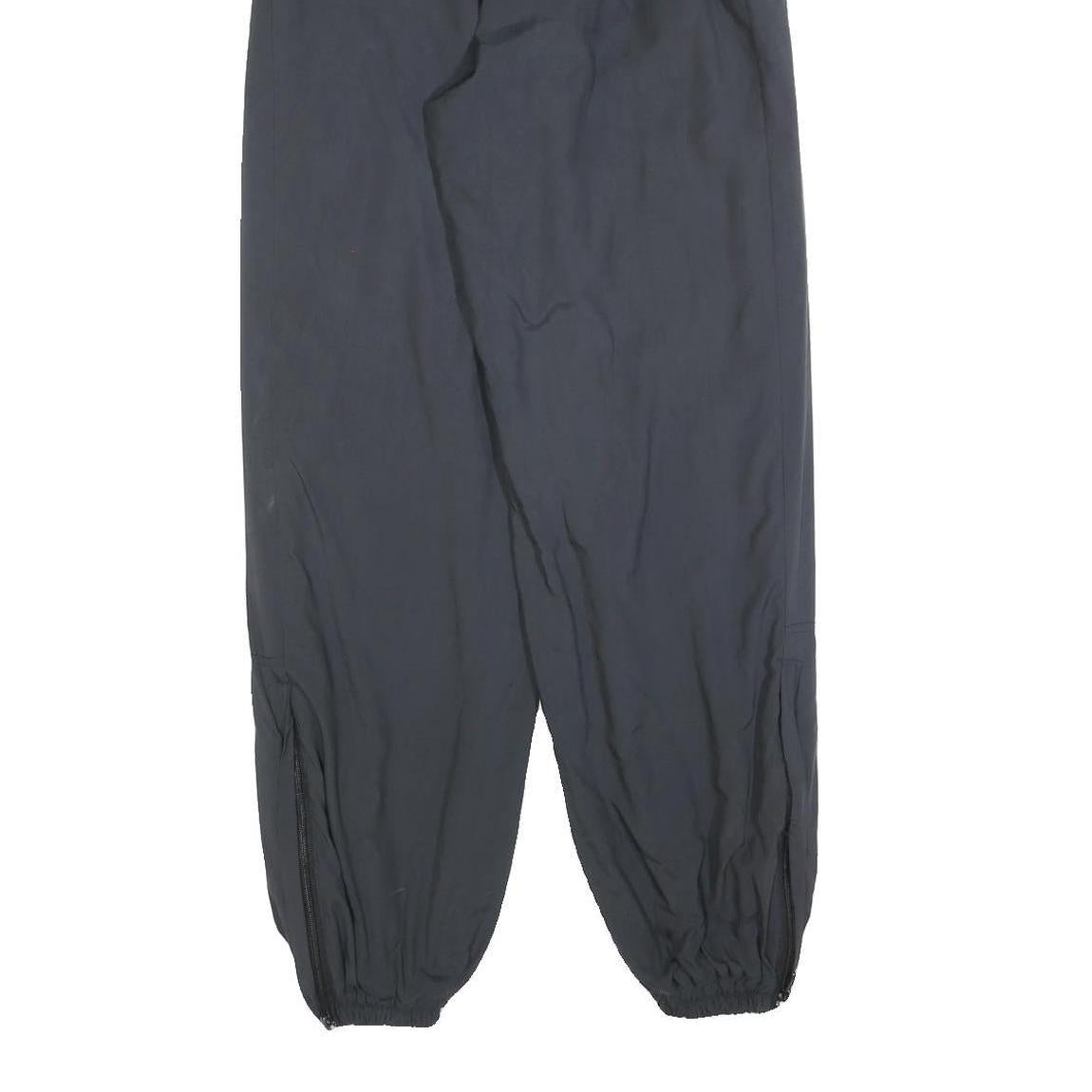 Girls Lined Relaxed Fit Navy Blue Polyester Blend Zip Trousers W24 L30