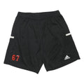 ADIDAS Mens Black Polyester Blend Sports Casual Shorts M W28 Athletic 67 Print