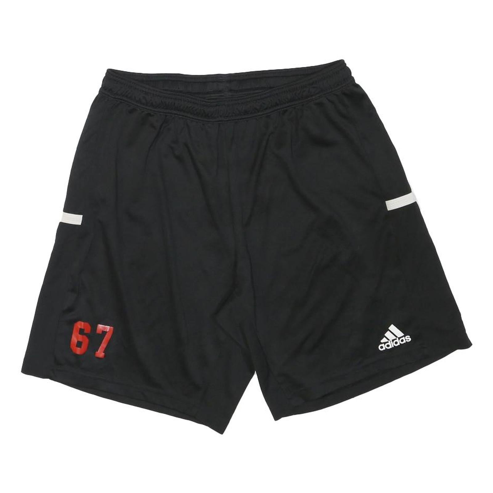 ADIDAS Mens Black Polyester Blend Sports Casual Shorts M W28 Athletic 67 Print