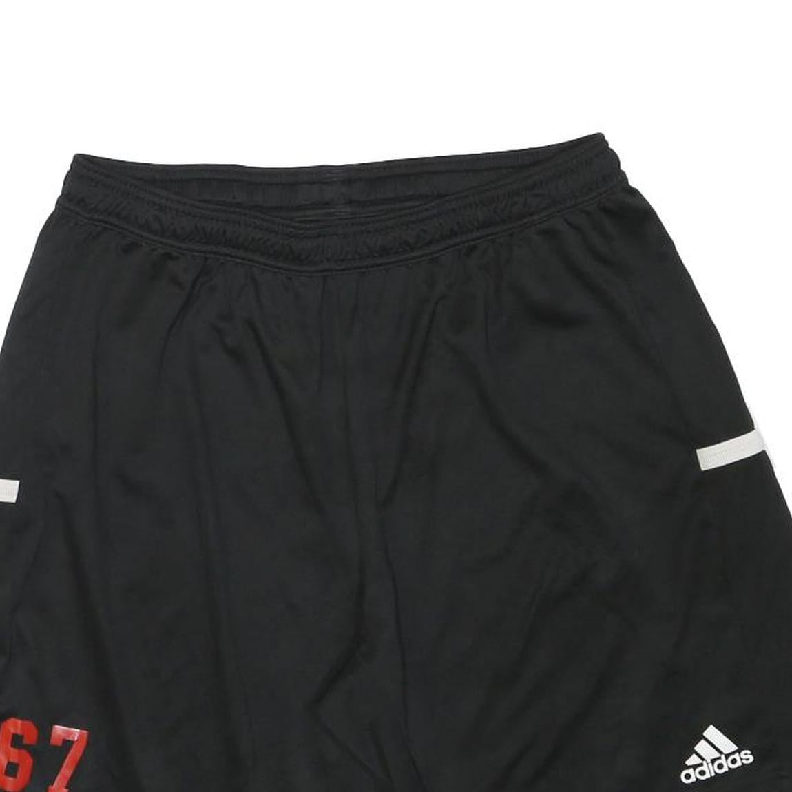 ADIDAS Mens Black Polyester Blend Sports Casual Shorts M W28 Athletic 67 Print