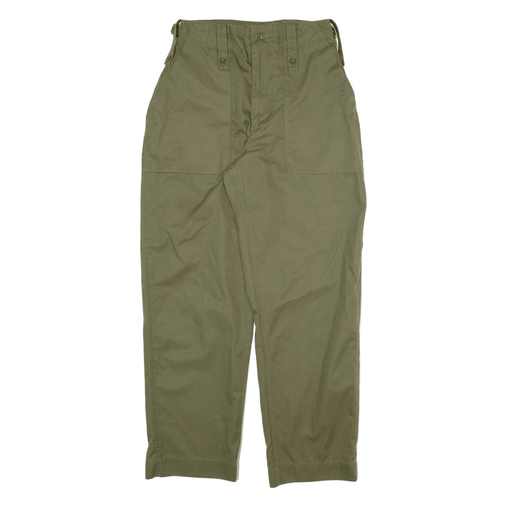 Womens Trousers Green Relaxed Mom W26 L28