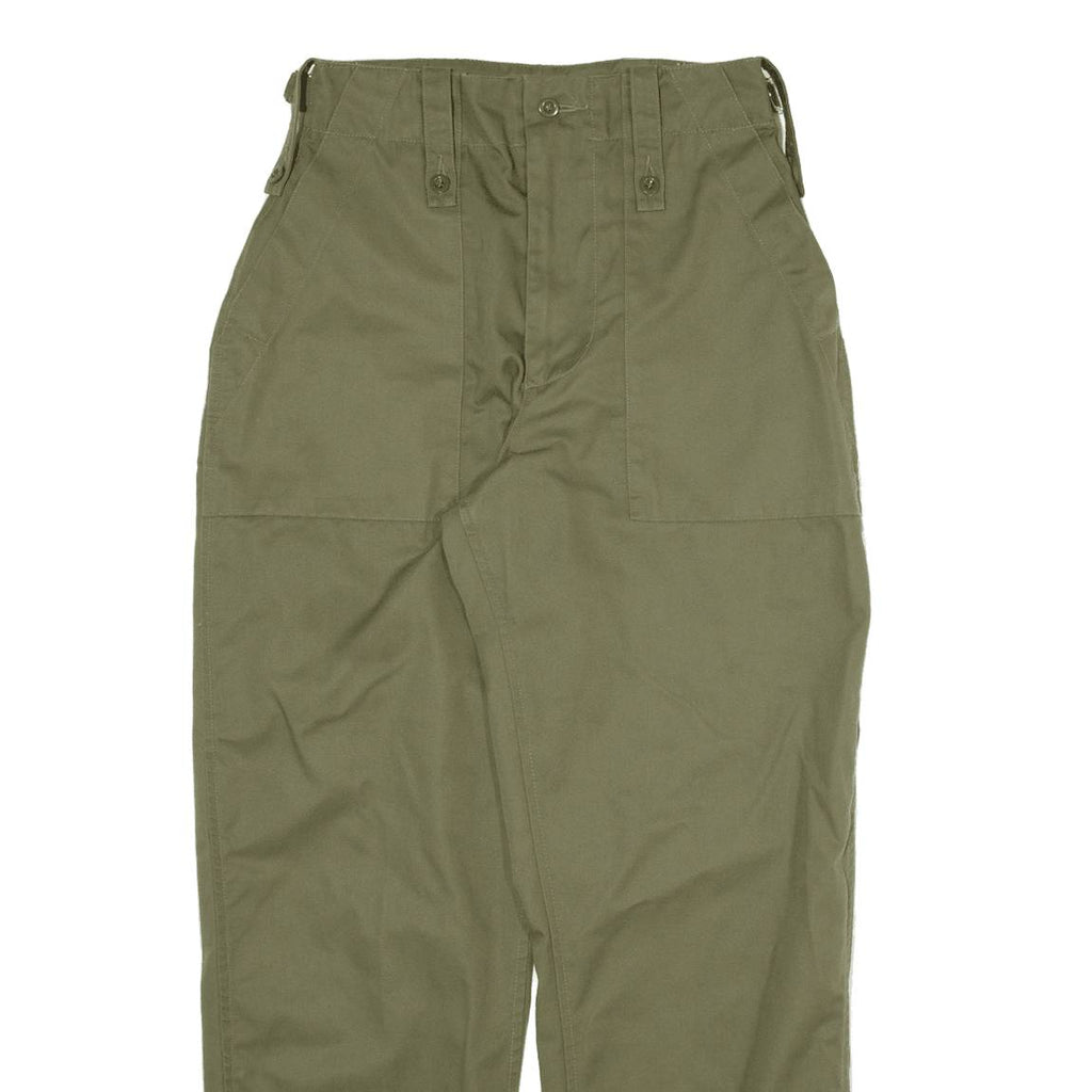 Womens Trousers Green Relaxed Mom W26 L28