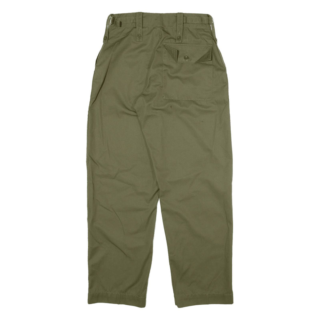 Womens Trousers Green Relaxed Mom W26 L28