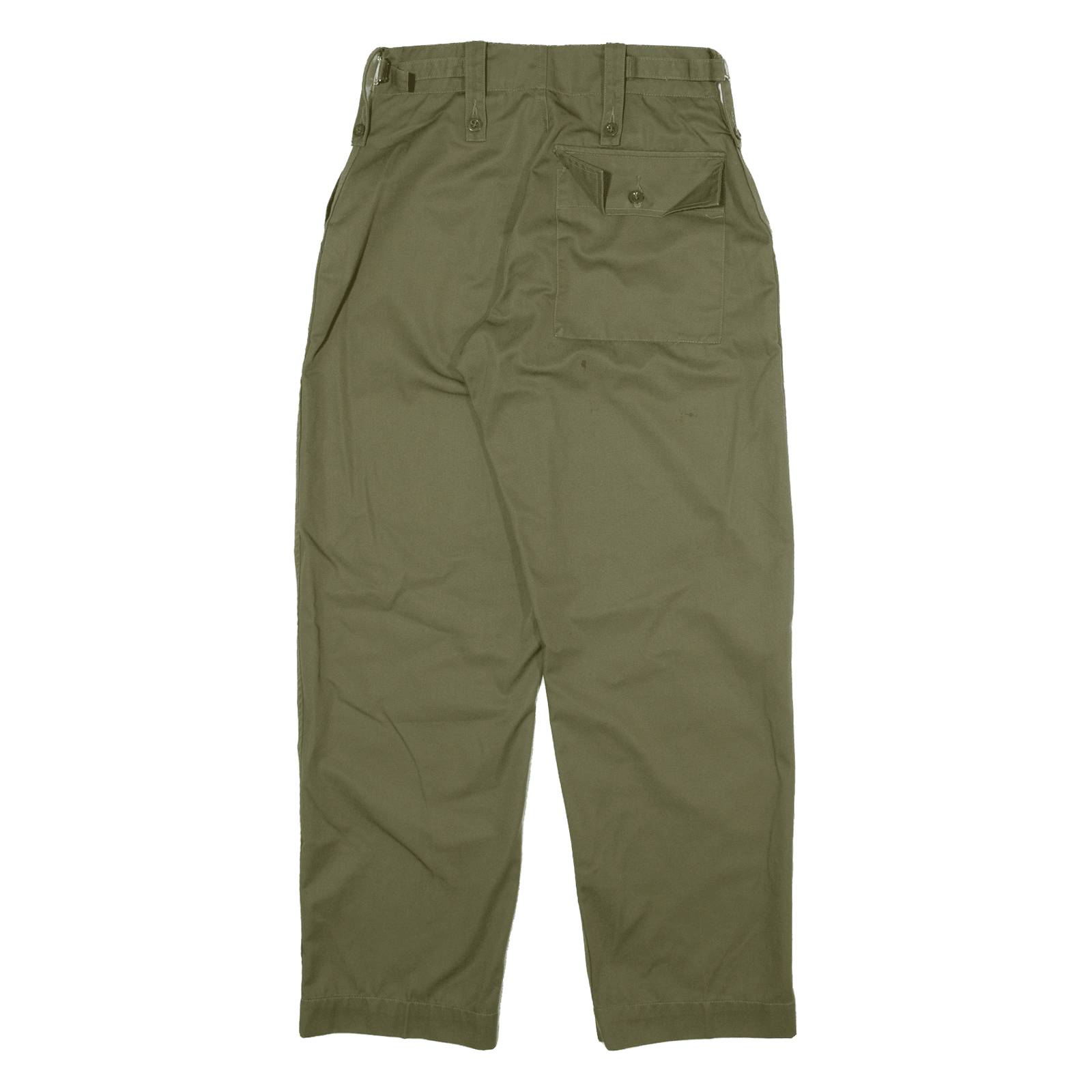 Womens Trousers Green Relaxed Mom W26 L28