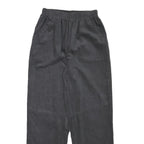 AMERICAN SWEETHEART Womens Cotton Blend Black Regular Fit Straight Leg Trousers