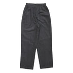 AMERICAN SWEETHEART Womens Cotton Blend Black Regular Fit Straight Leg Trousers