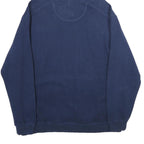STARTER Mens Navy Blue Hoodie L Cotton Blend Pullover Casual
