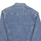 LEVI'S Mens Blue Denim Jacket S Cotton Blend Classic Button Closure Vintage