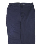 CARHARTT Mens Cotton Blend Navy Regular Fit Trouser W40 L32 Workwear Durable