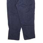 CARHARTT Mens Cotton Blend Navy Regular Fit Trouser W40 L32 Workwear Durable