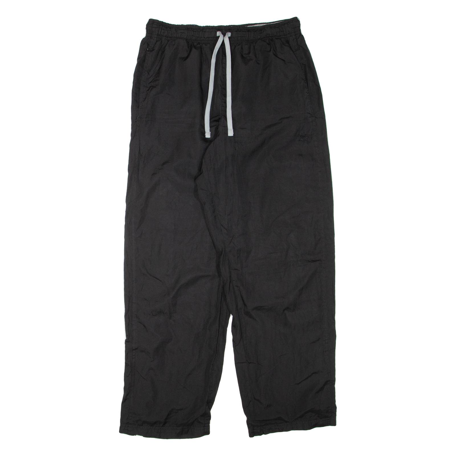 STARTER Mens Track Pants Black Straight M W32 L30