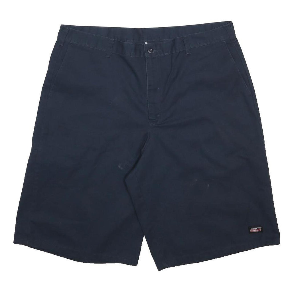 DICKIES Mens Shorts Navy Blue Casual XL W40 Workwear Cotton Blend
