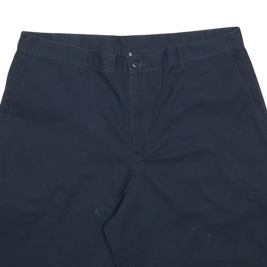 DICKIES Mens Shorts Navy Blue Casual XL W40 Workwear Cotton Blend