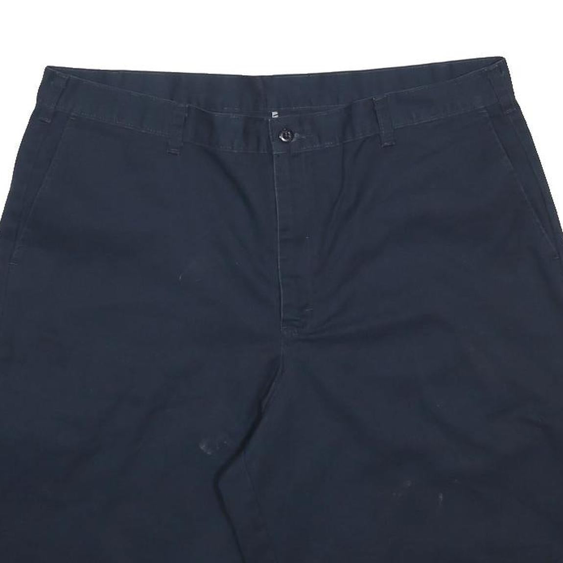 DICKIES Mens Shorts Navy Blue Casual XL W40 Workwear Cotton Blend