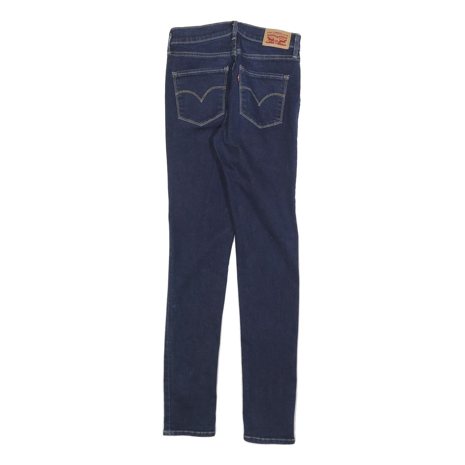 LEVI'S Womens Slim Blue Denim Skinny Jeans Cotton Blend Zip W26 L32