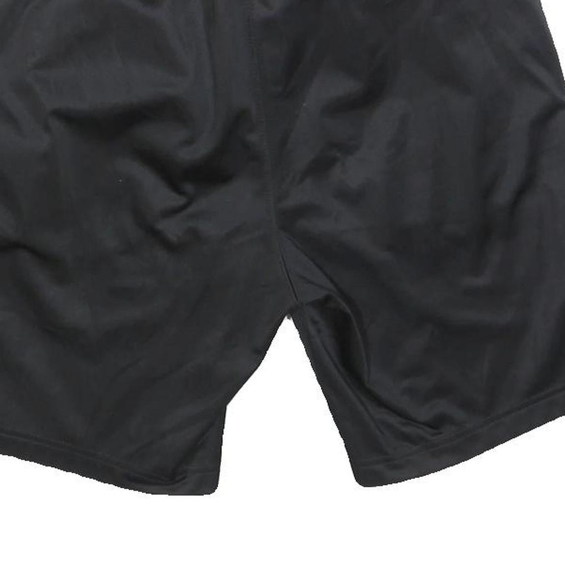 CHAMPION Mens Black & White Sports Shorts S W30 Snap Button Side Panel